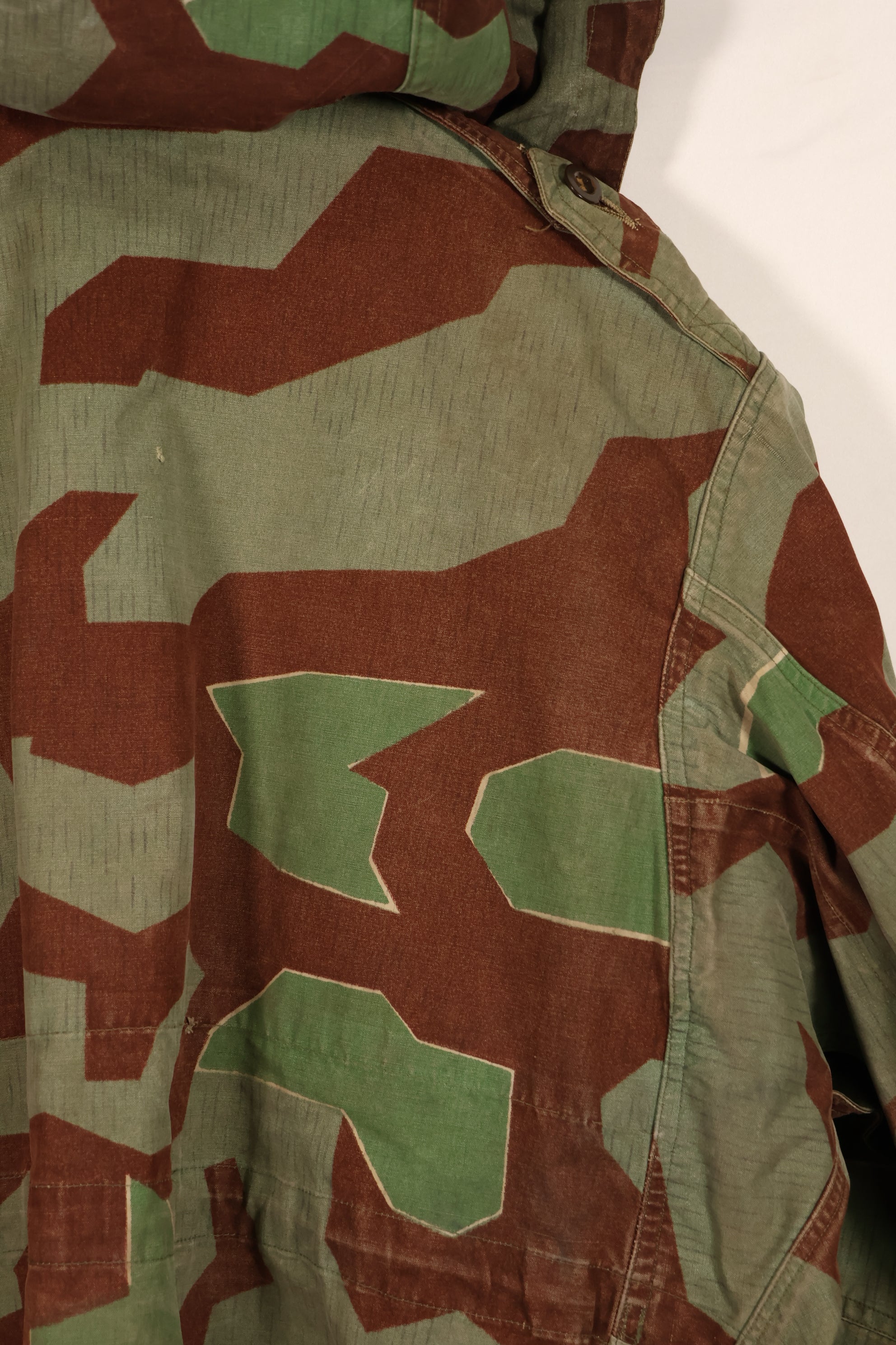 実物　1950年代　西ドイツ　空挺ジャケット　スプリンターパターン　ジッパー故障あり　中古品