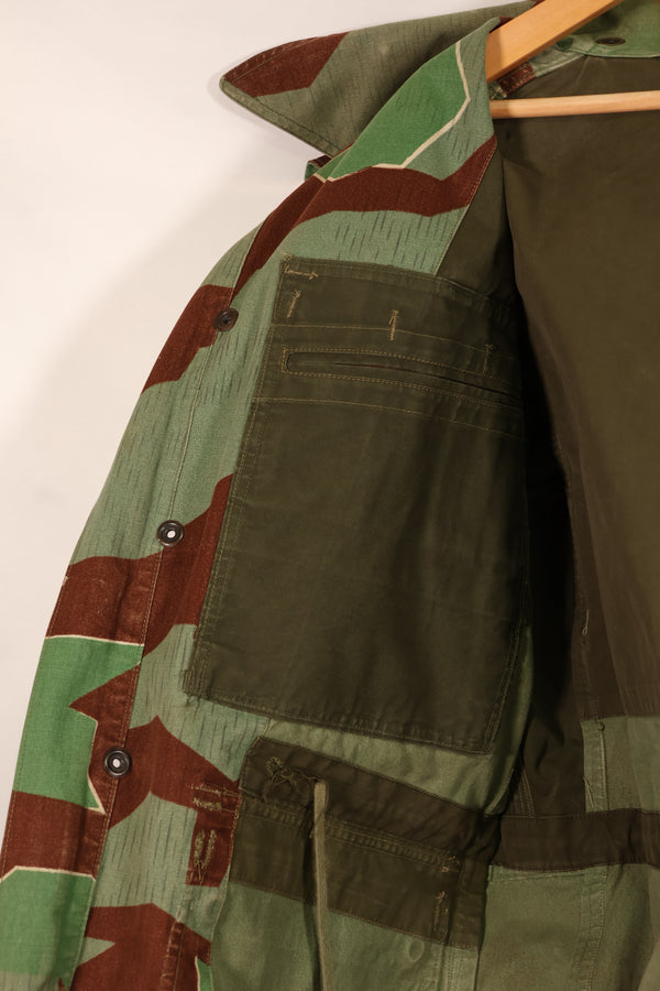 実物　1950年代　西ドイツ　空挺ジャケット　スプリンターパターン　ジッパー故障あり　中古品