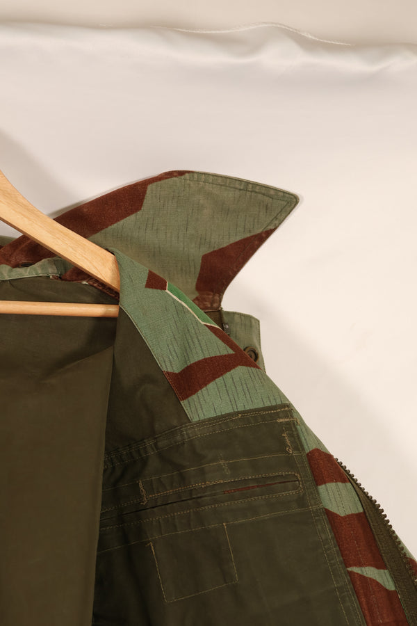 実物　1950年代　西ドイツ　空挺ジャケット　スプリンターパターン　ジッパー故障あり　中古品