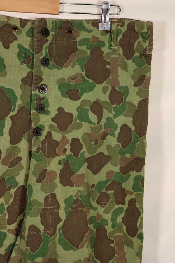 実物　WWII アメリカ海兵隊　P44　HBT　フロッグスキン迷彩　中古品