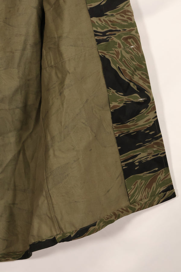 1960年代　半袖カスタム　シルバータイガー　タイガーストライプシャツ　US-M　状態良い　中古品