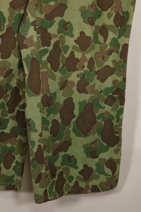 実物　WWII アメリカ海兵隊　P44　HBT　フロッグスキン迷彩　中古品