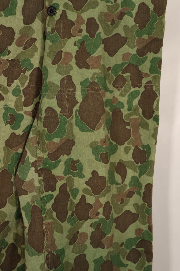 実物　WWII アメリカ海兵隊　P44　HBT　フロッグスキン迷彩　中古品