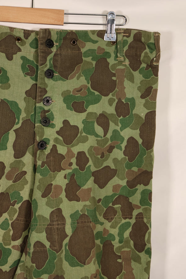 実物　WWII アメリカ海兵隊　P44　HBT　フロッグスキン迷彩　中古品