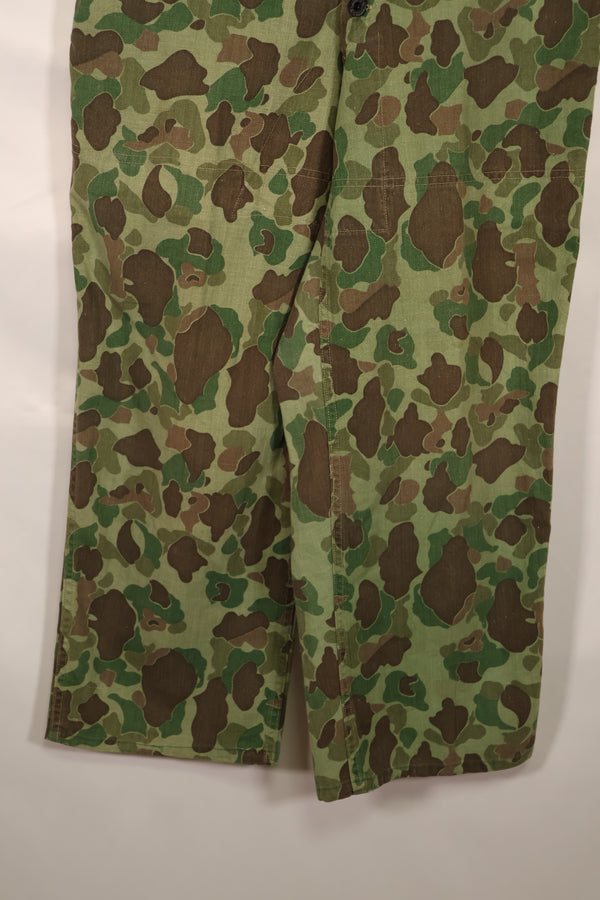 実物　WWII アメリカ海兵隊　P44　HBT　フロッグスキン迷彩　中古品