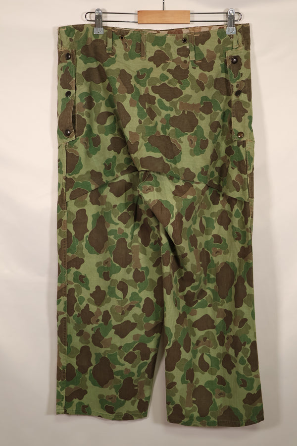 実物　WWII アメリカ海兵隊　P44　HBT　フロッグスキン迷彩　中古品