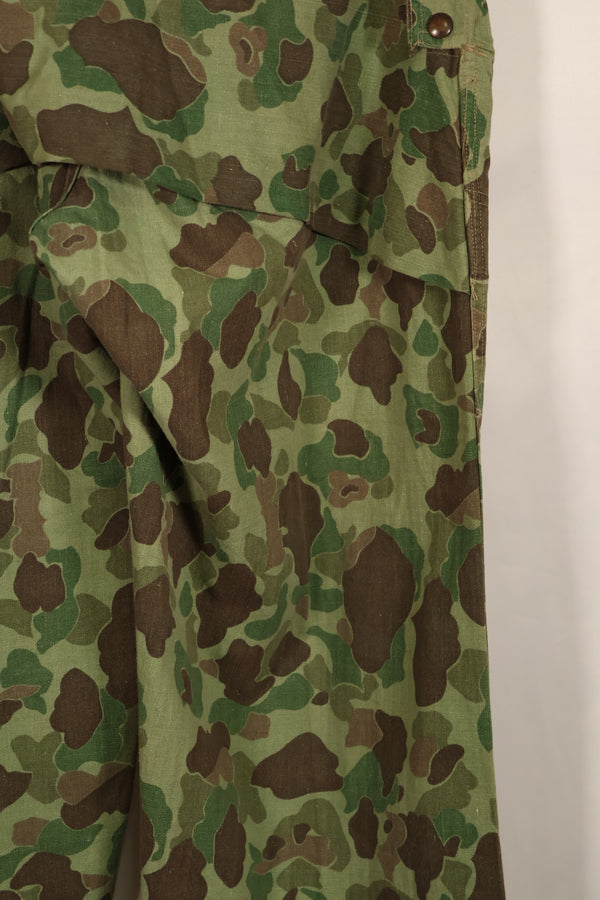 実物　WWII アメリカ海兵隊　P44　HBT　フロッグスキン迷彩　中古品