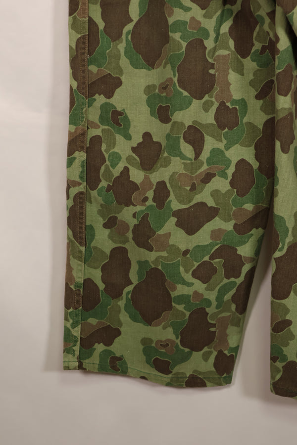 実物　WWII アメリカ海兵隊　P44　HBT　フロッグスキン迷彩　中古品