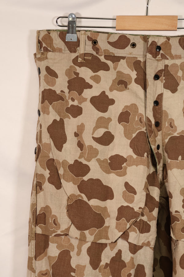 実物　WWII アメリカ海兵隊　P44　HBT　フロッグスキン迷彩　中古品
