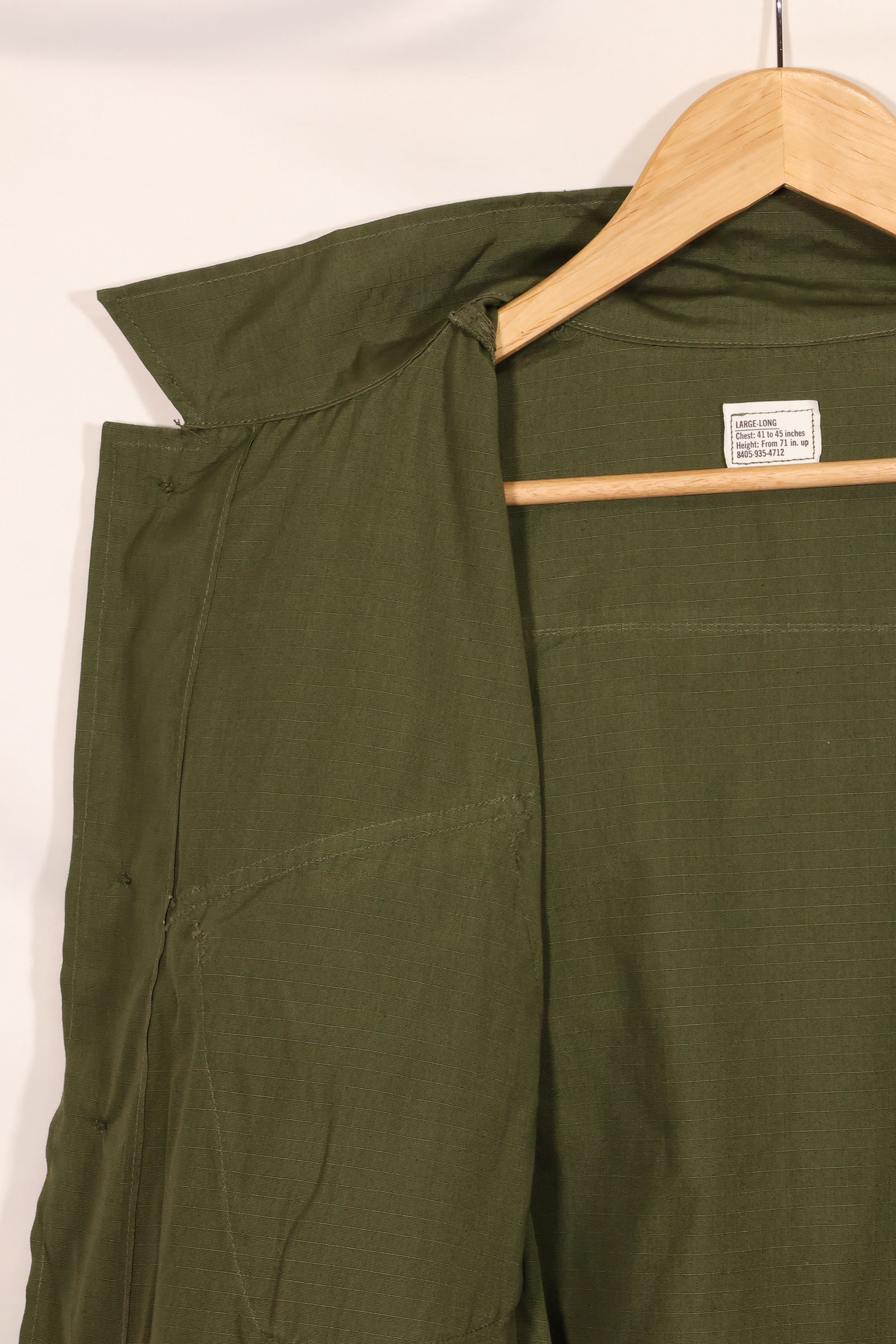 実物　L-L デッドストック　1969年製　4th Model ジャングルファティーグ　ジャケット R