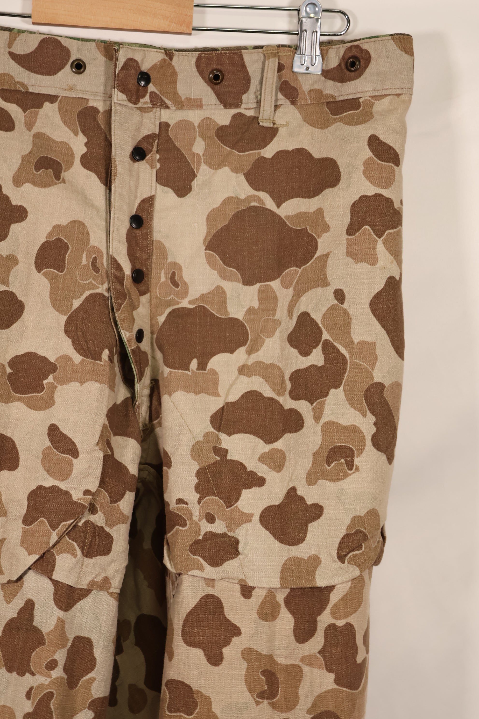 実物　WWII アメリカ海兵隊　P44　HBT　フロッグスキン迷彩　中古品