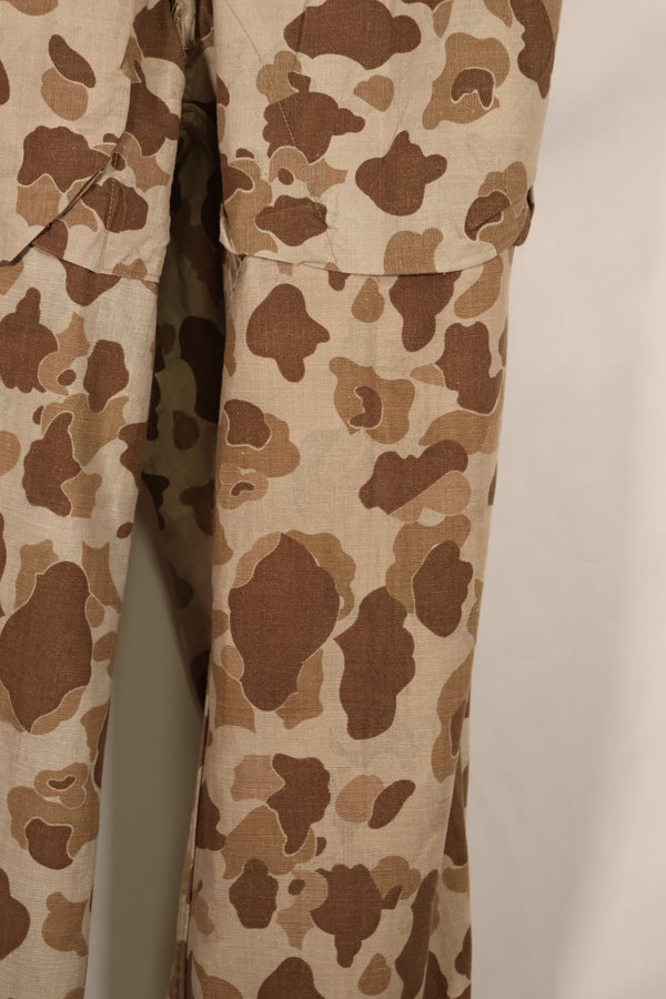 実物　WWII アメリカ海兵隊　P44　HBT　フロッグスキン迷彩　中古品