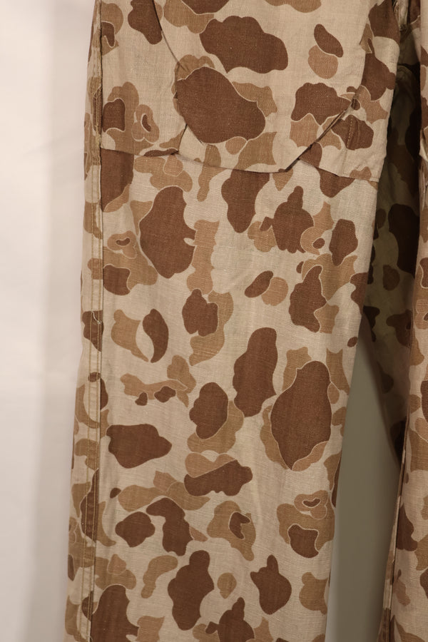 実物　WWII アメリカ海兵隊　P44　HBT　フロッグスキン迷彩　中古品