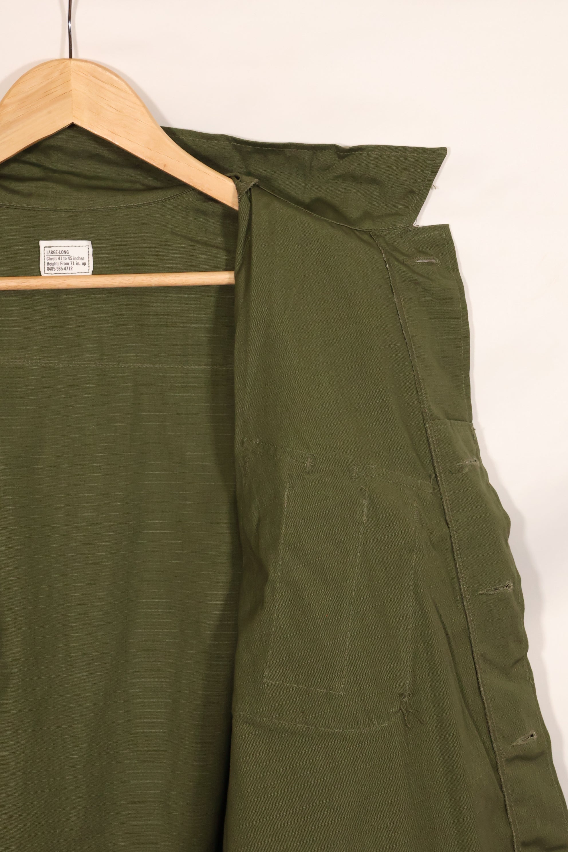 実物　L-L デッドストック　1969年製　4th Model ジャングルファティーグ　ジャケット R