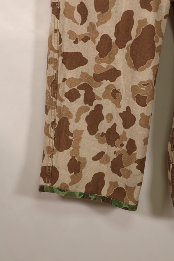 実物　WWII アメリカ海兵隊　P44　HBT　フロッグスキン迷彩　中古品