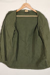 Real U.S. Army OG-107 PX utility shirt made by Poplin, used, patch retrofitted.
