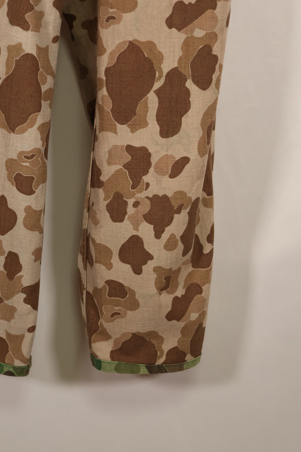 実物　WWII アメリカ海兵隊　P44　HBT　フロッグスキン迷彩　中古品