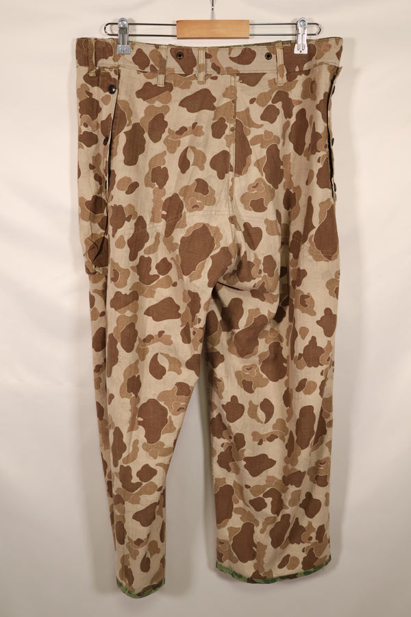 実物　WWII アメリカ海兵隊　P44　HBT　フロッグスキン迷彩　中古品