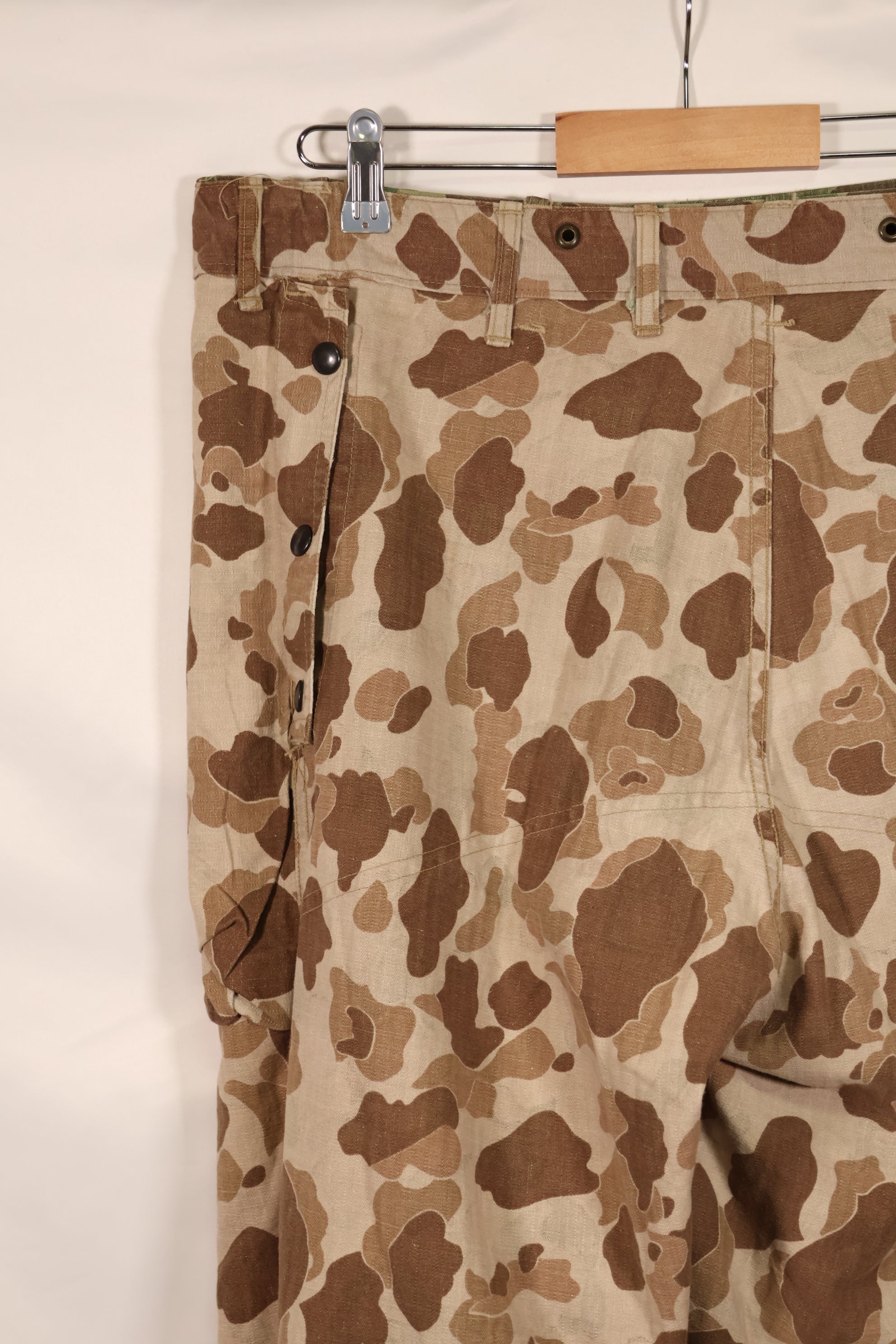 実物　WWII アメリカ海兵隊　P44　HBT　フロッグスキン迷彩　中古品