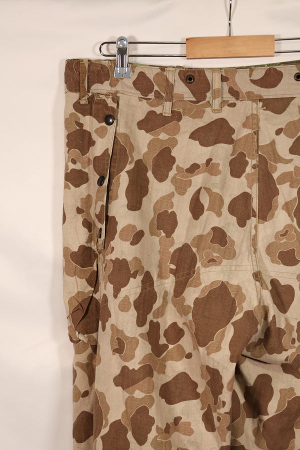 実物　WWII アメリカ海兵隊　P44　HBT　フロッグスキン迷彩　中古品