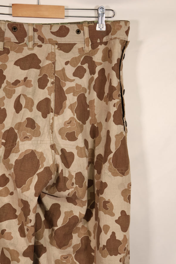 実物　WWII アメリカ海兵隊　P44　HBT　フロッグスキン迷彩　中古品