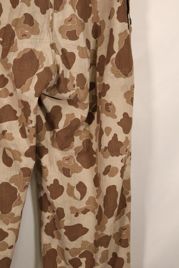 実物　WWII アメリカ海兵隊　P44　HBT　フロッグスキン迷彩　中古品