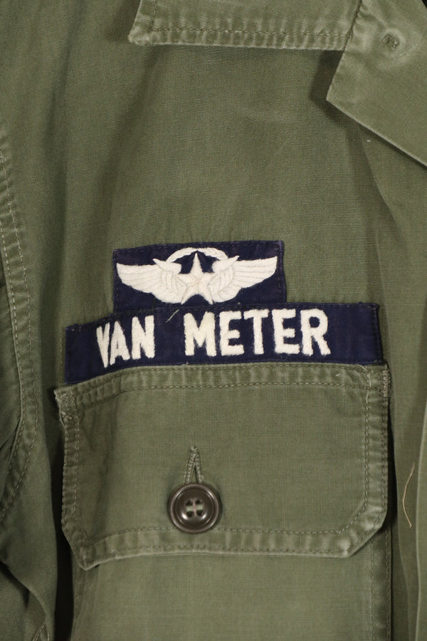 正品美国空军南越顾问 OG-107 衬衫，改良短袖，二手