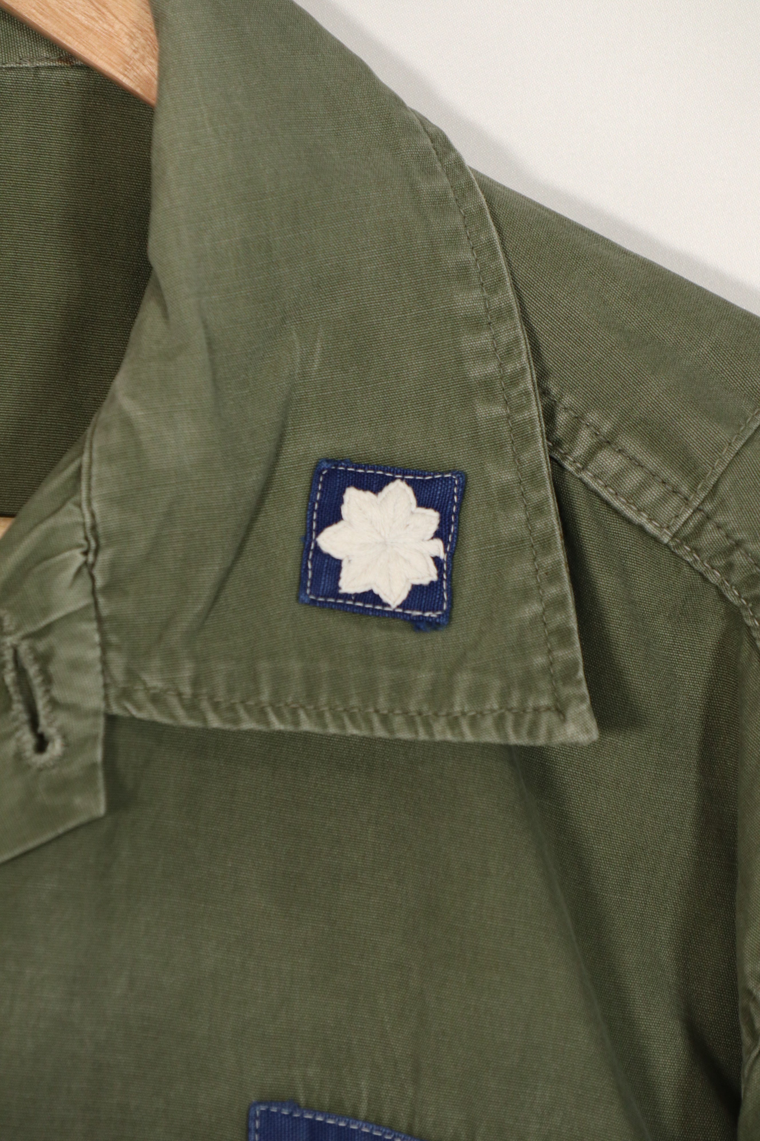 正品美国空军南越顾问 OG-107 衬衫，改良短袖，二手