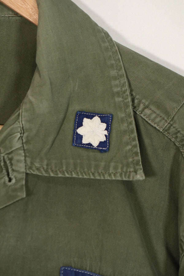 正品美国空军南越顾问 OG-107 衬衫，改良短袖，二手