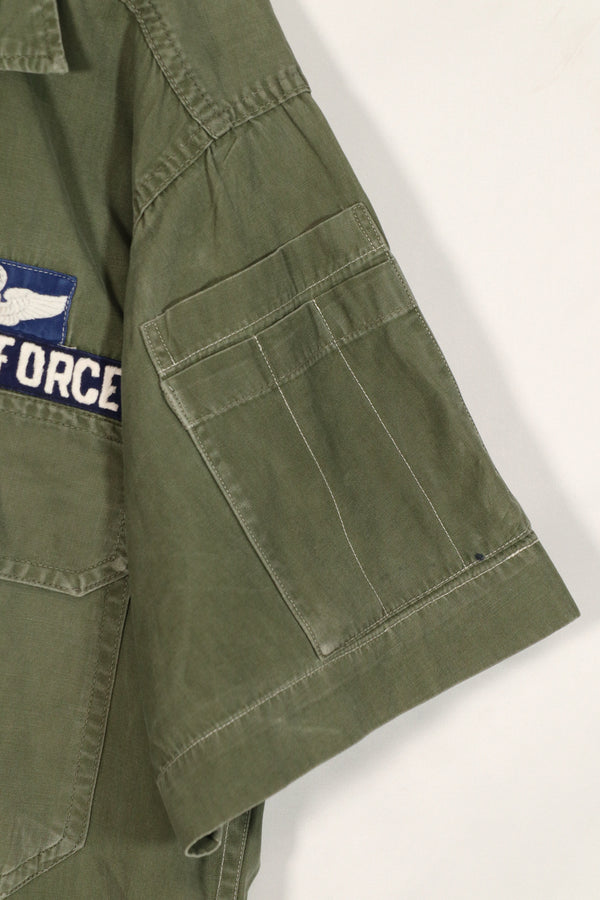 正品美国空军南越顾问 OG-107 衬衫，改良短袖，二手