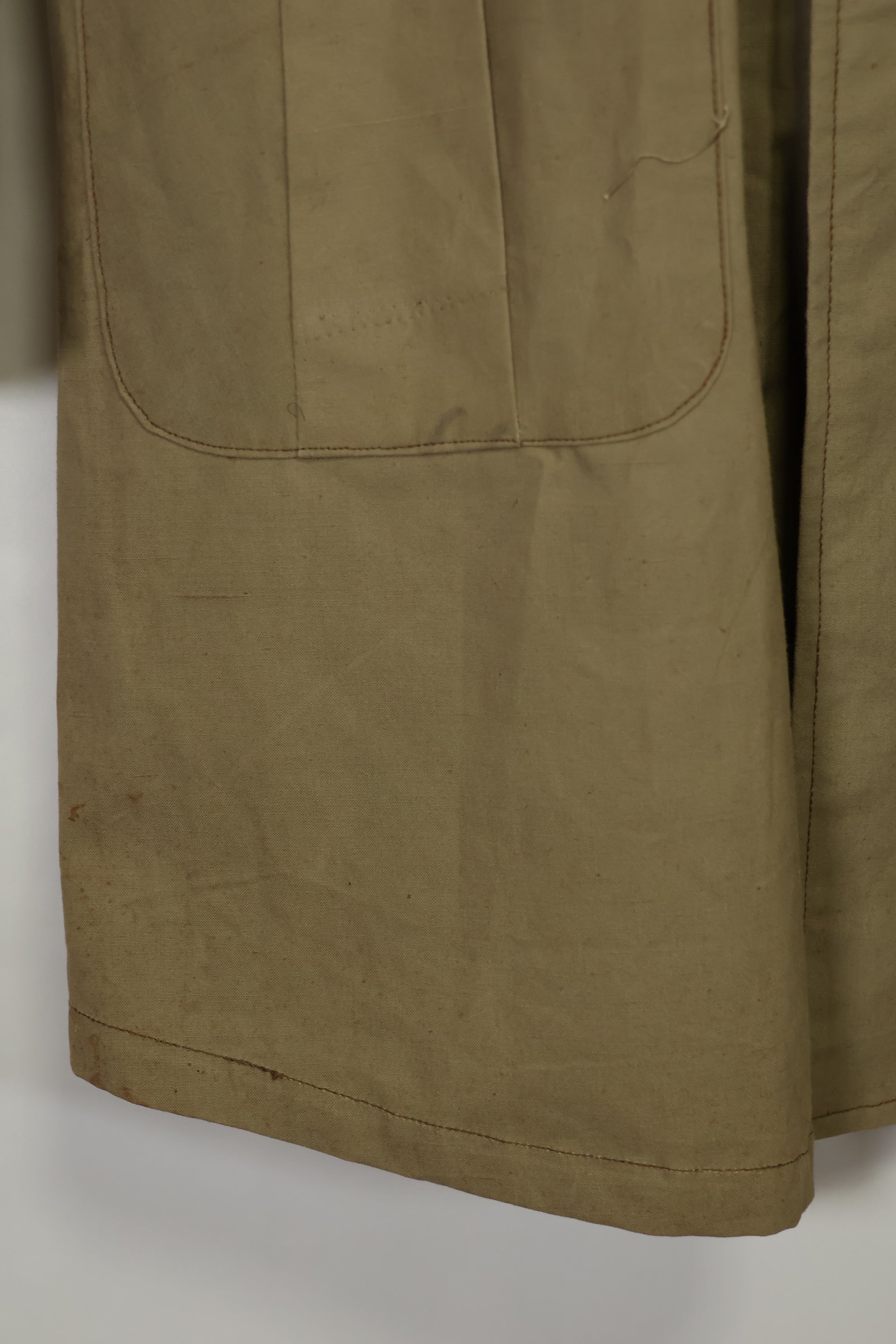 1940年代　個人調達品　日本陸軍　将校　コットン製コート