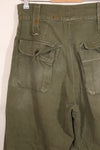 実物　1940年代　WWII アメリカ製　イギリス軍　HBT　ジャングルトラウザーズ　中古品