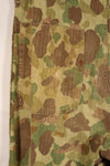 実物　WWII アメリカ海兵隊　P42　HBT　フロッグスキン迷彩　退色あり　中古品