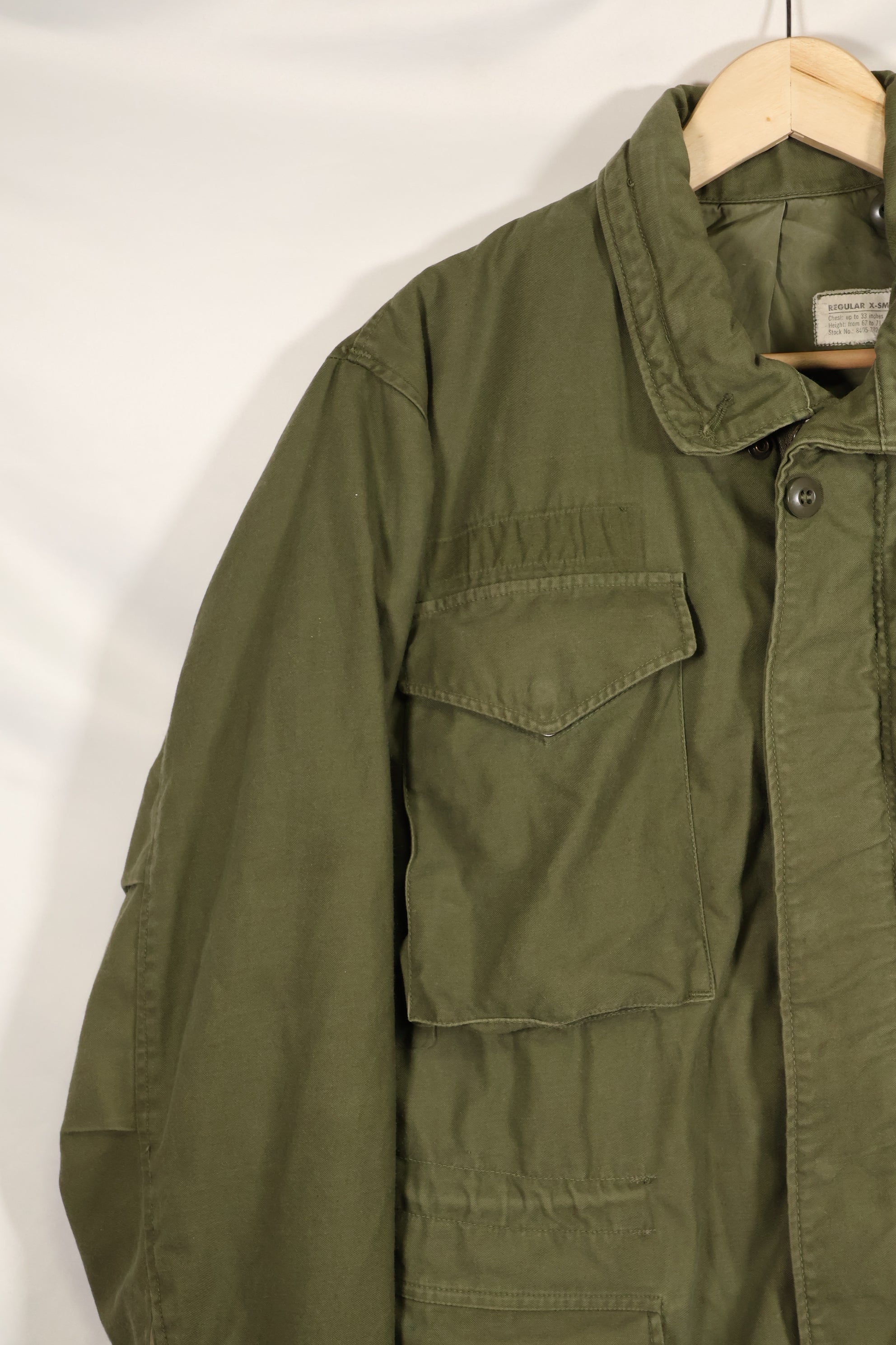 正品 XSR 第一代 M65 野战夹克，尺码标签缺失，二手