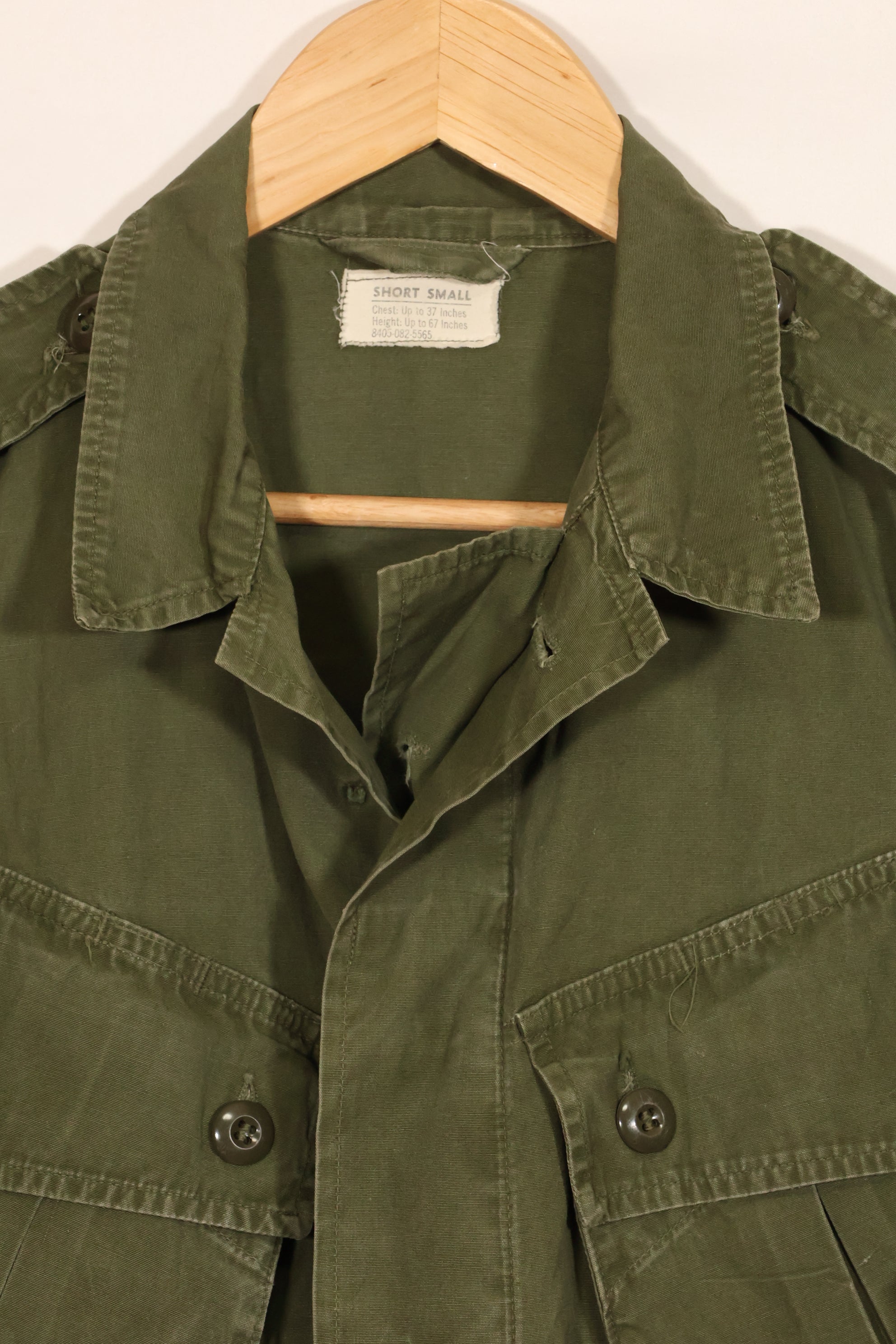 Actual S-S 1963 1st Model Jungle Fatigue Jacket Used