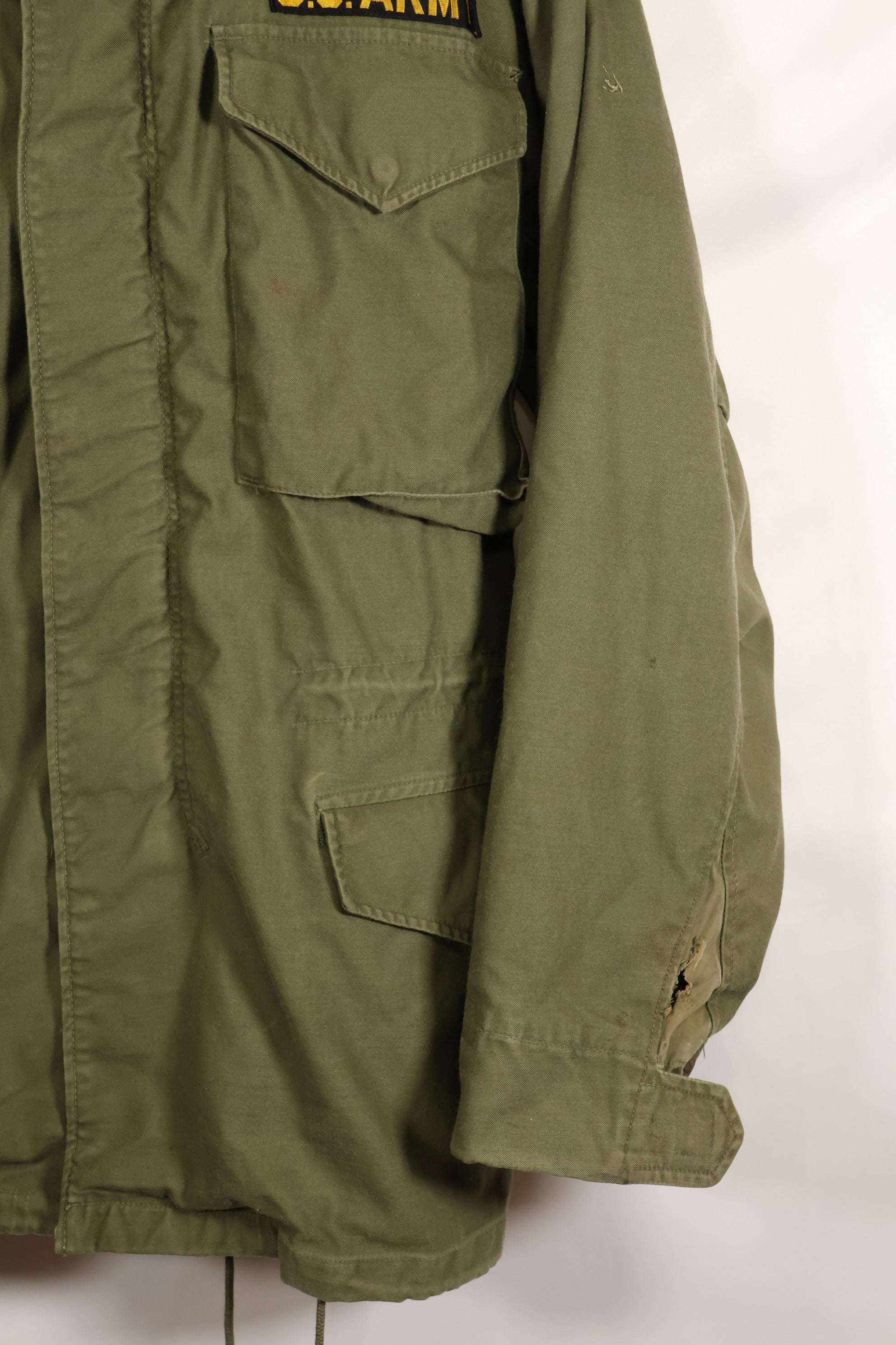 正品 XSR 第一代 M65 野战夹克，尺码标签缺失，二手