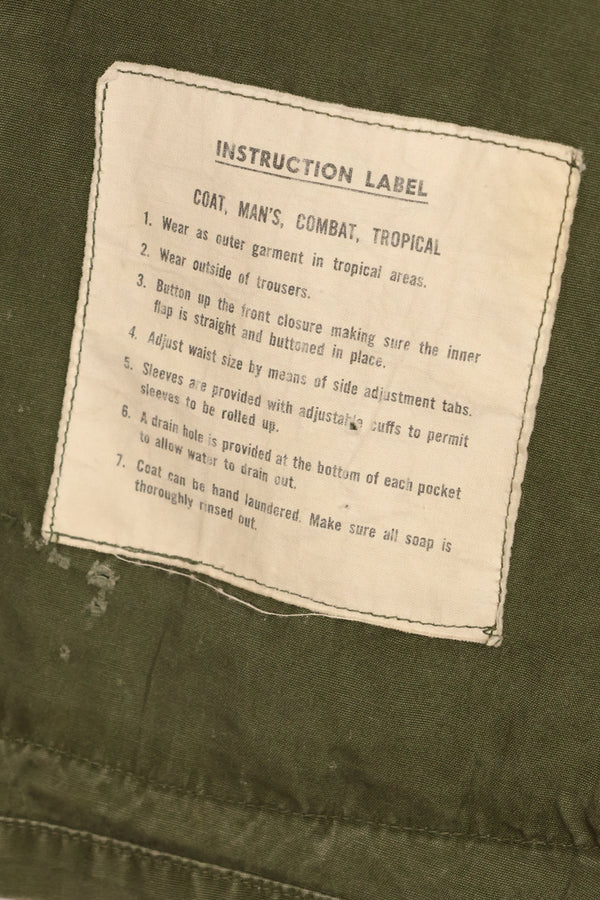 Actual S-S 1963 1st Model Jungle Fatigue Jacket Used