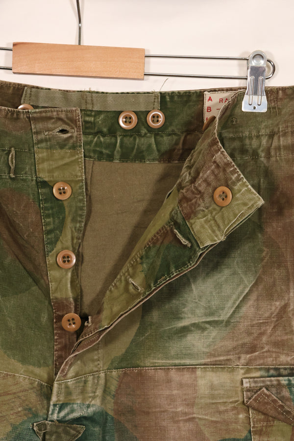 1956年　ベルギー軍　ブラッシュストローク迷彩　空挺パンツ　中古品　退色あり