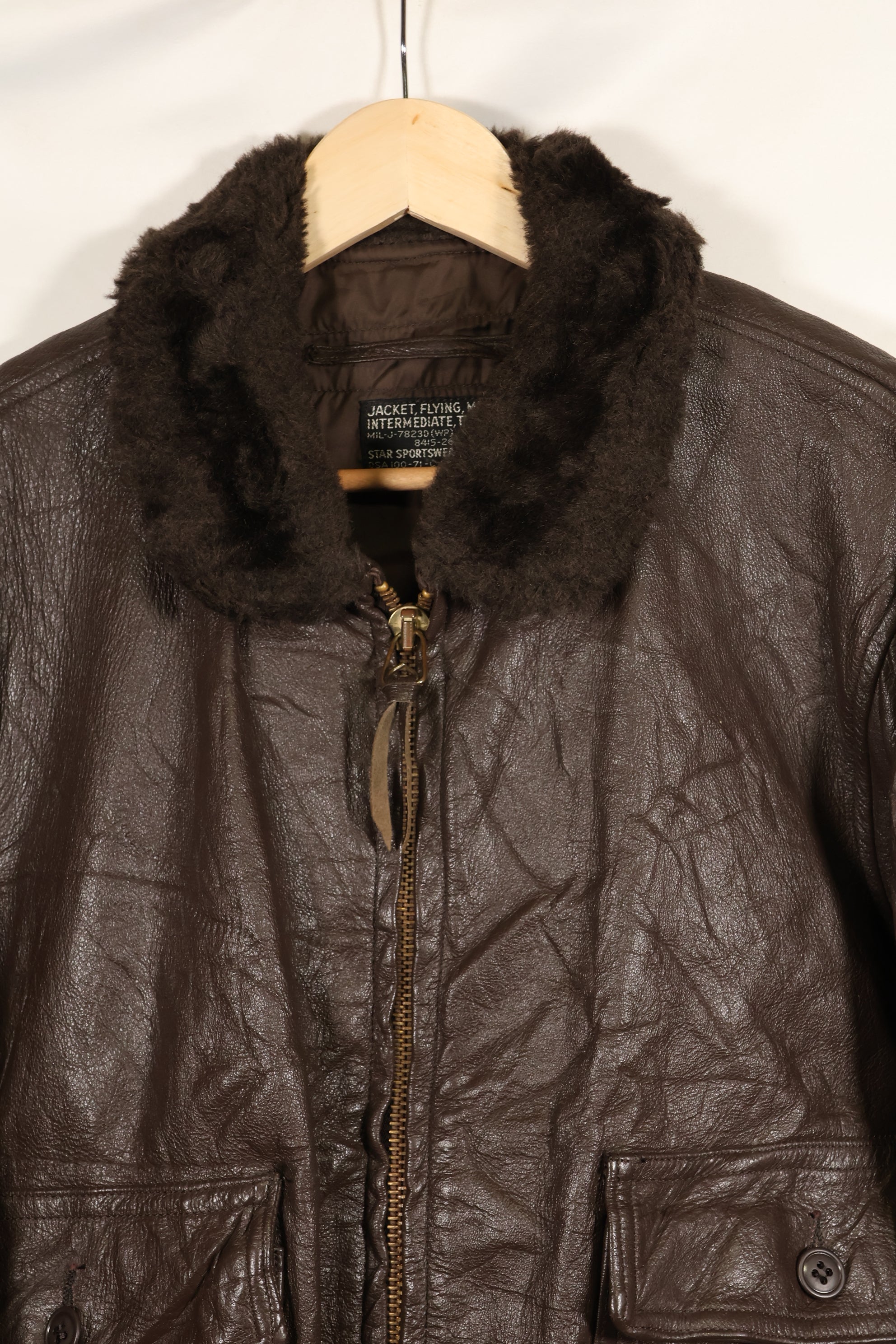 1971年契約　アメリカ海軍　G-1　フライトジャケット　サイズ42　状態良い