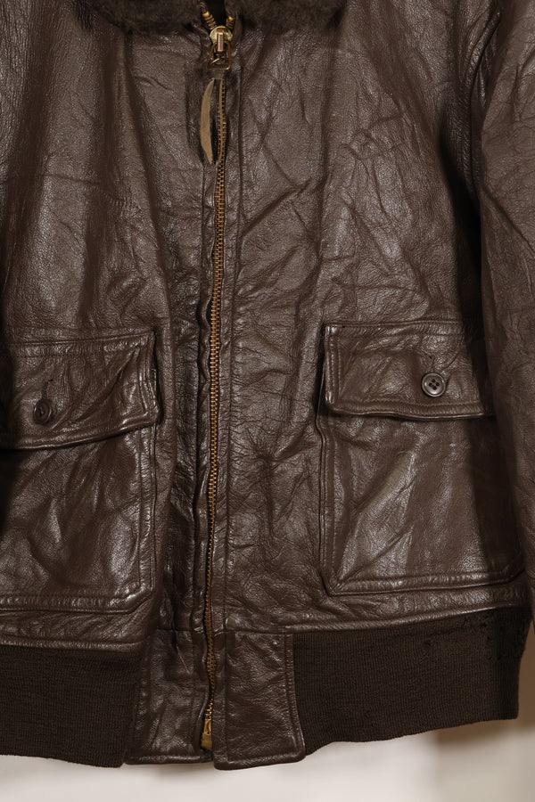 1971年契約　アメリカ海軍　G-1　フライトジャケット　サイズ42　状態良い