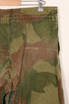 1956年　ベルギー軍　ブラッシュストローク迷彩　空挺パンツ　中古品　退色あり