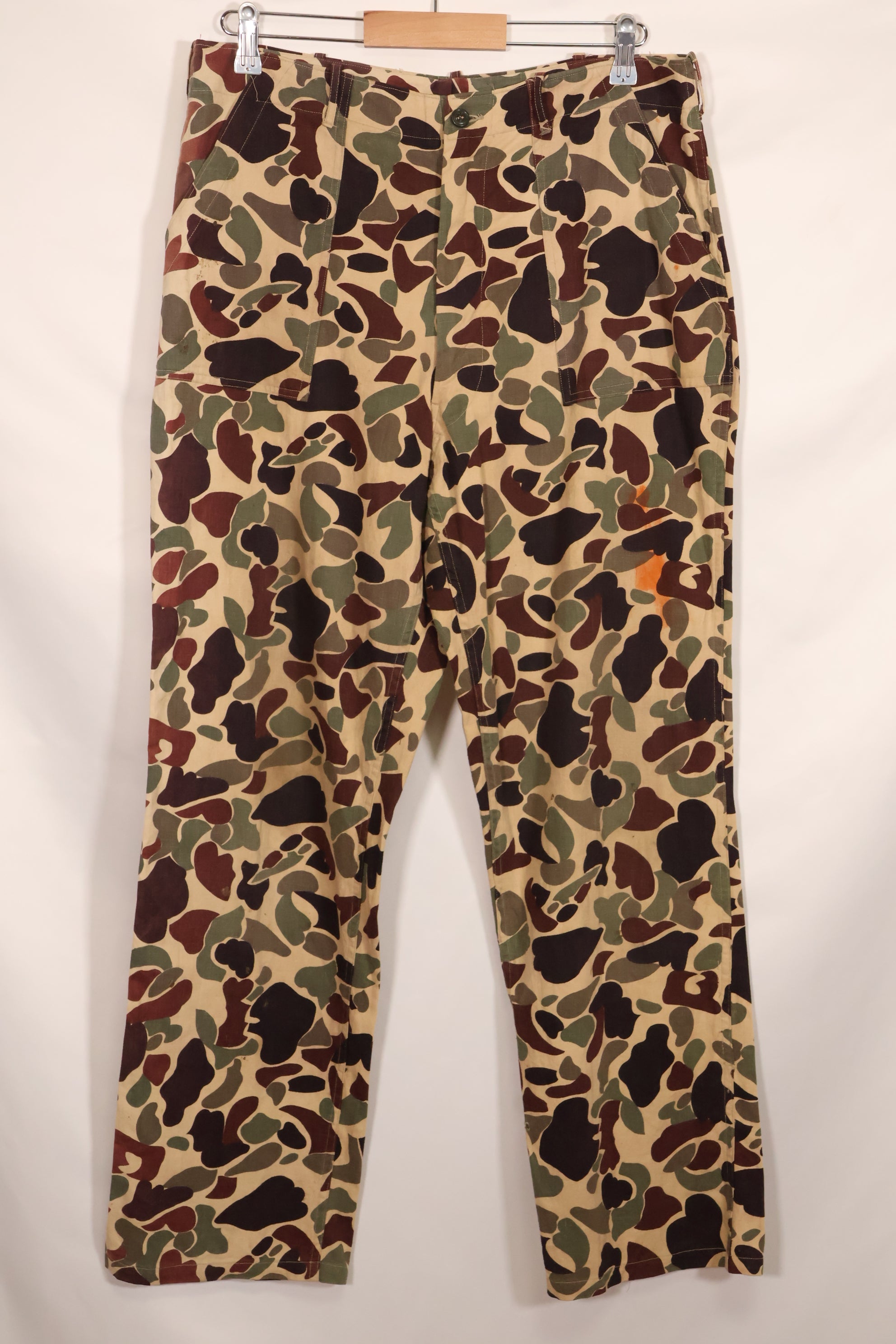 1960年代前半〜中盤　CIDG　ベオガム迷彩　ユーティリティカット　大きめサイズ 退色あり　中古品