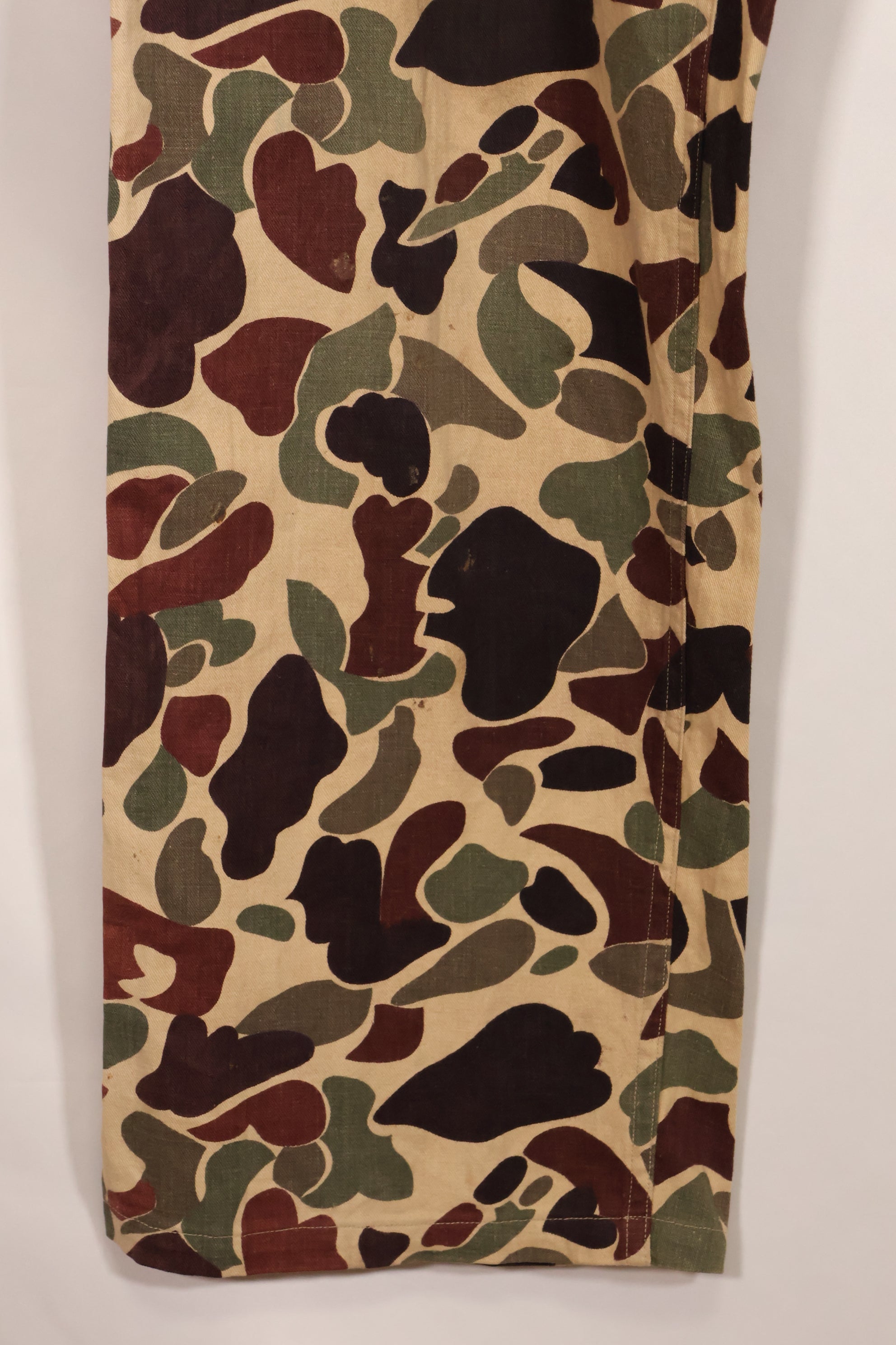 1960年代前半〜中盤　CIDG　ベオガム迷彩　ユーティリティカット　大きめサイズ 退色あり　中古品