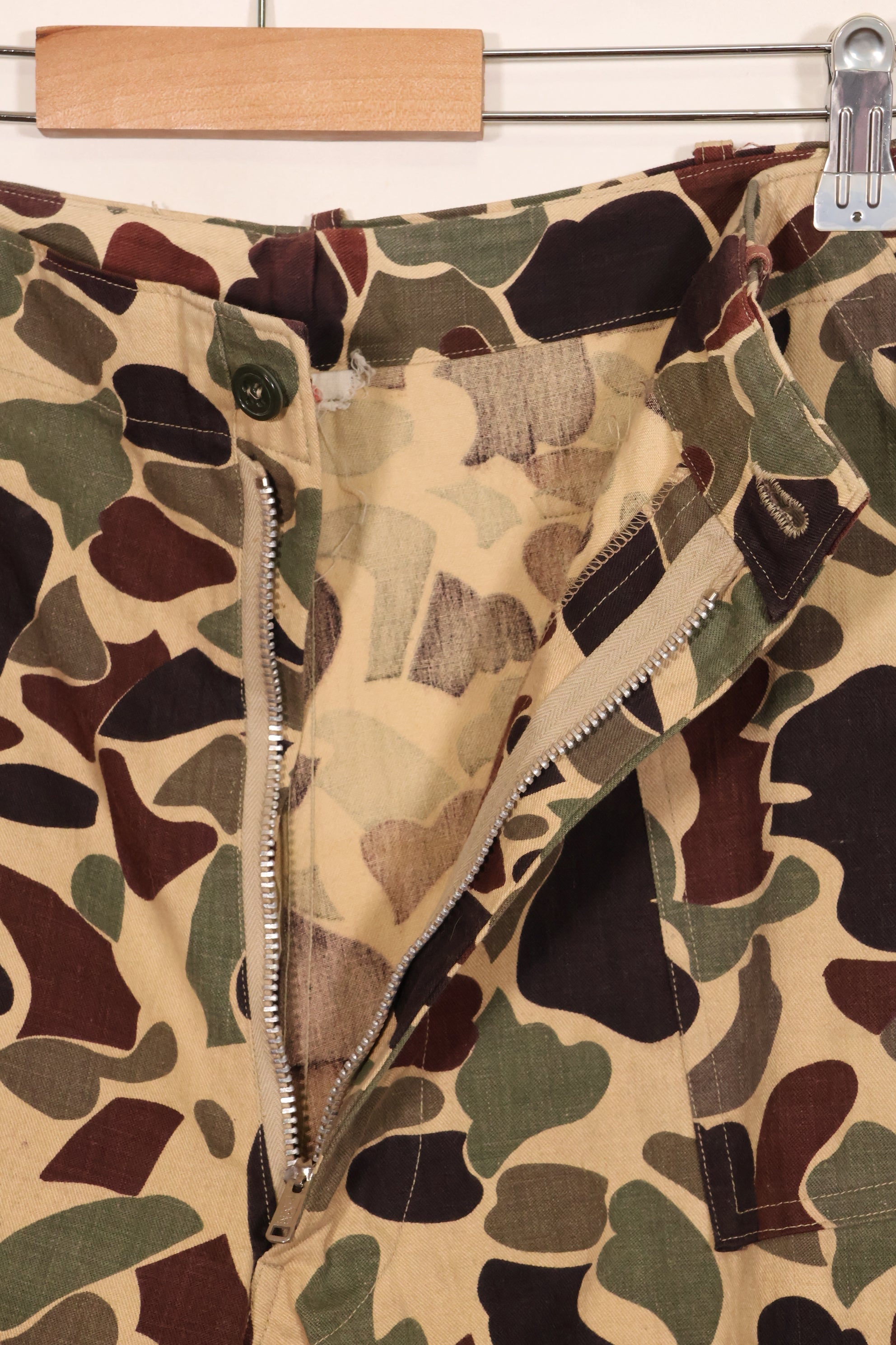 1960年代前半〜中盤　CIDG　ベオガム迷彩　ユーティリティカット　大きめサイズ 退色あり　中古品