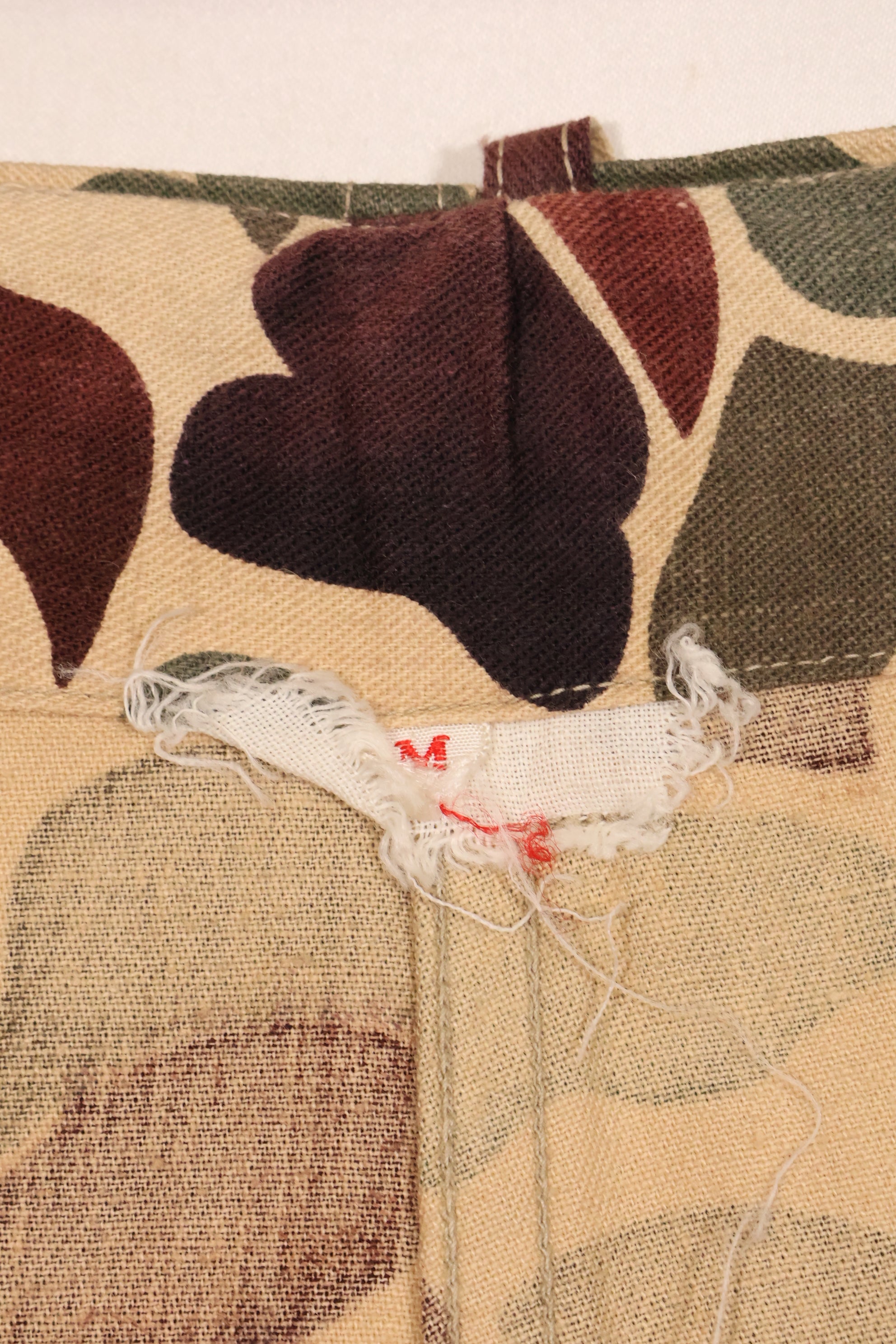 1960年代前半〜中盤　CIDG　ベオガム迷彩　ユーティリティカット　大きめサイズ 退色あり　中古品