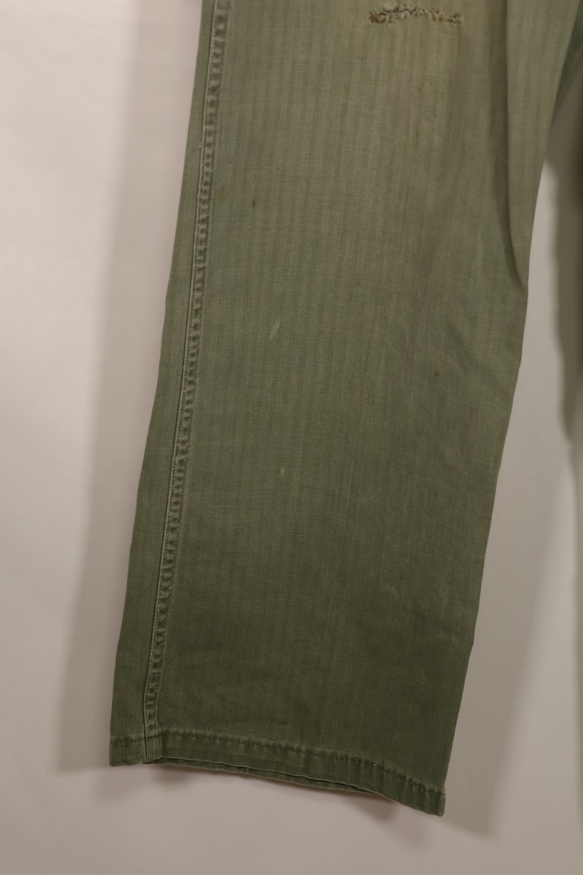 実物　WWII 1940年代　アメリカ海兵隊　USMC　P42　HBTパンツ　中古品