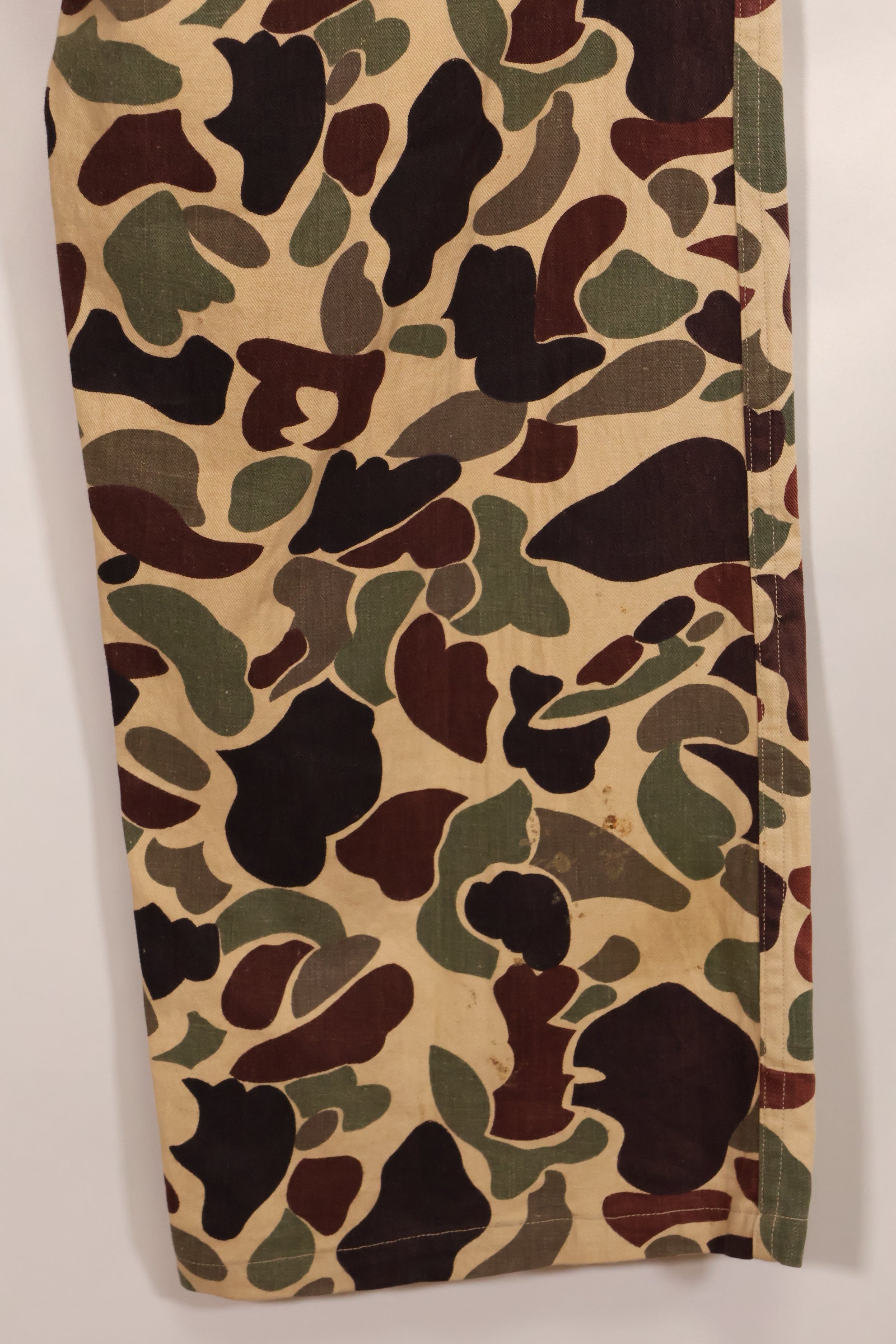 1960年代前半〜中盤　CIDG　ベオガム迷彩　ユーティリティカット　大きめサイズ 退色あり　中古品