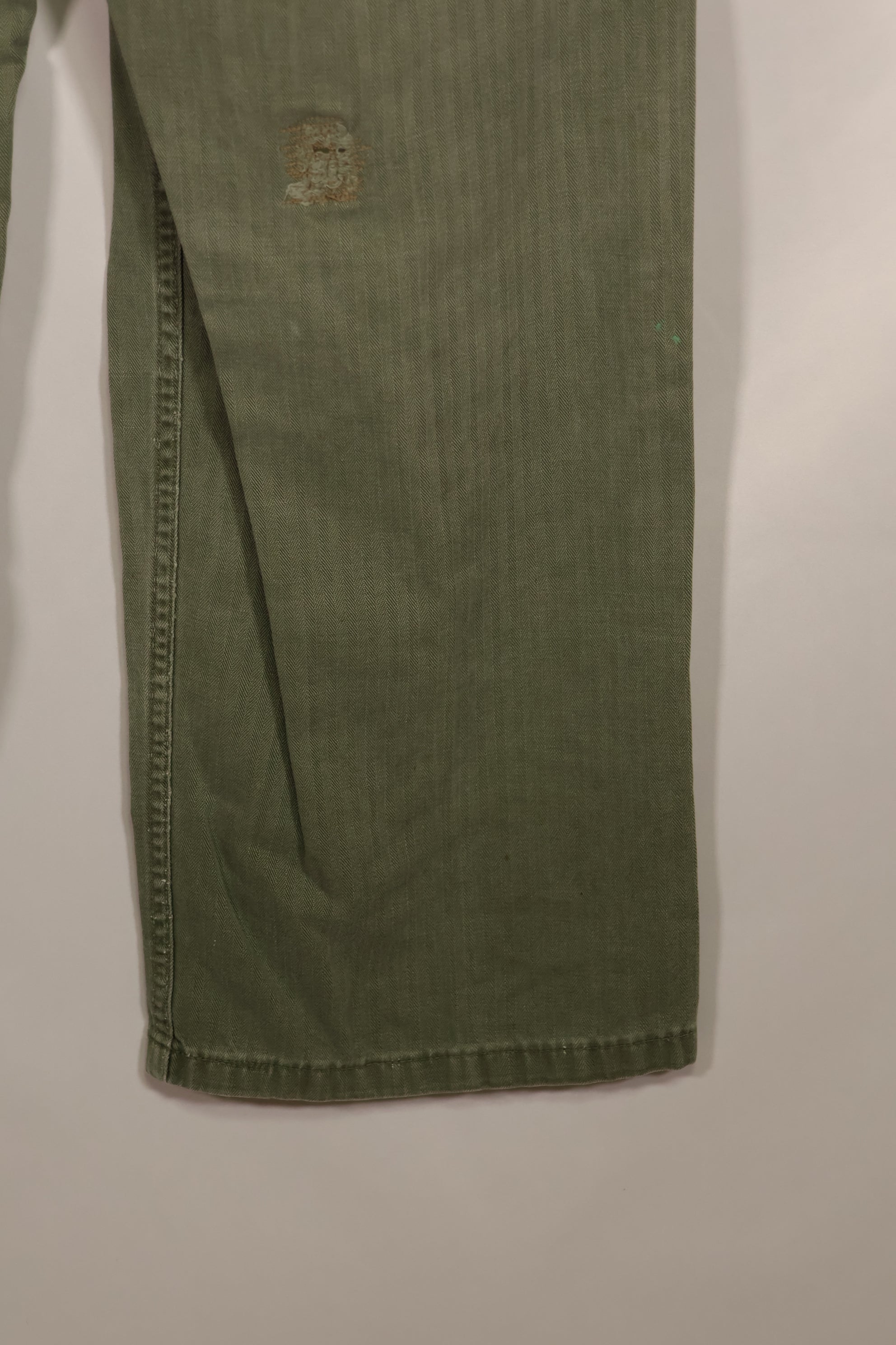 実物　WWII 1940年代　アメリカ海兵隊　USMC　P42　HBTパンツ　中古品