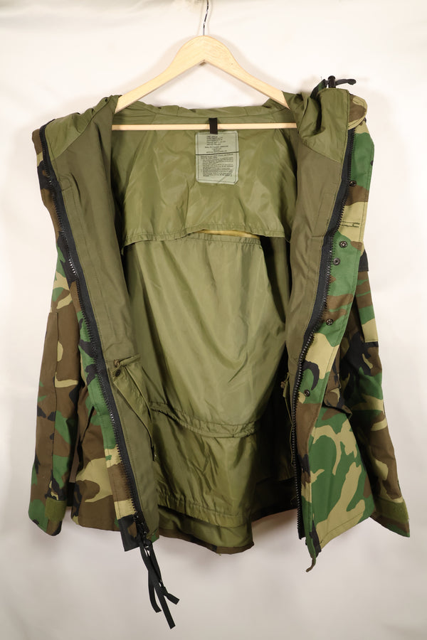 1996年契約 U.S. ARMY ECWCS Gen1 ウッドランドカモ ゴアテックスパーカー LARGE-REGULAR 中古品