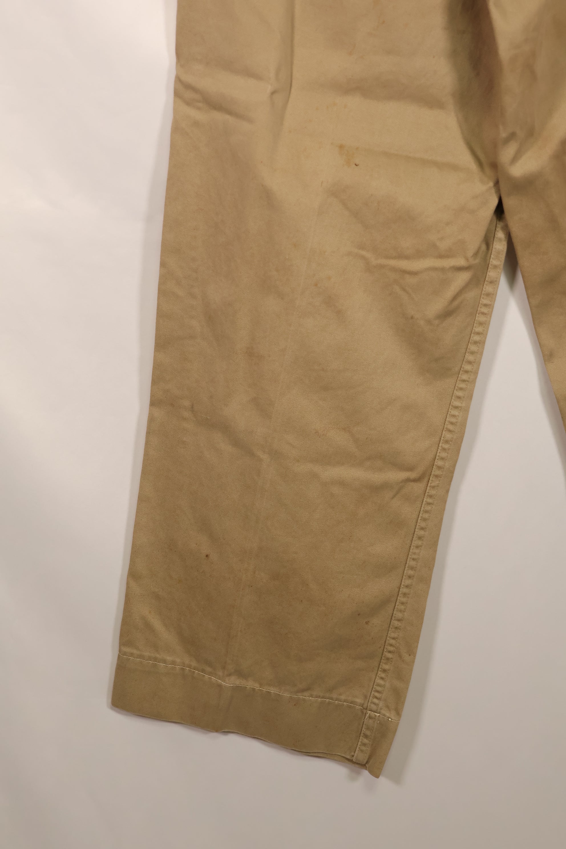 実物　WWII 1940年代　アメリカ陸軍　コットンチノパンツ　中古品　大脱走